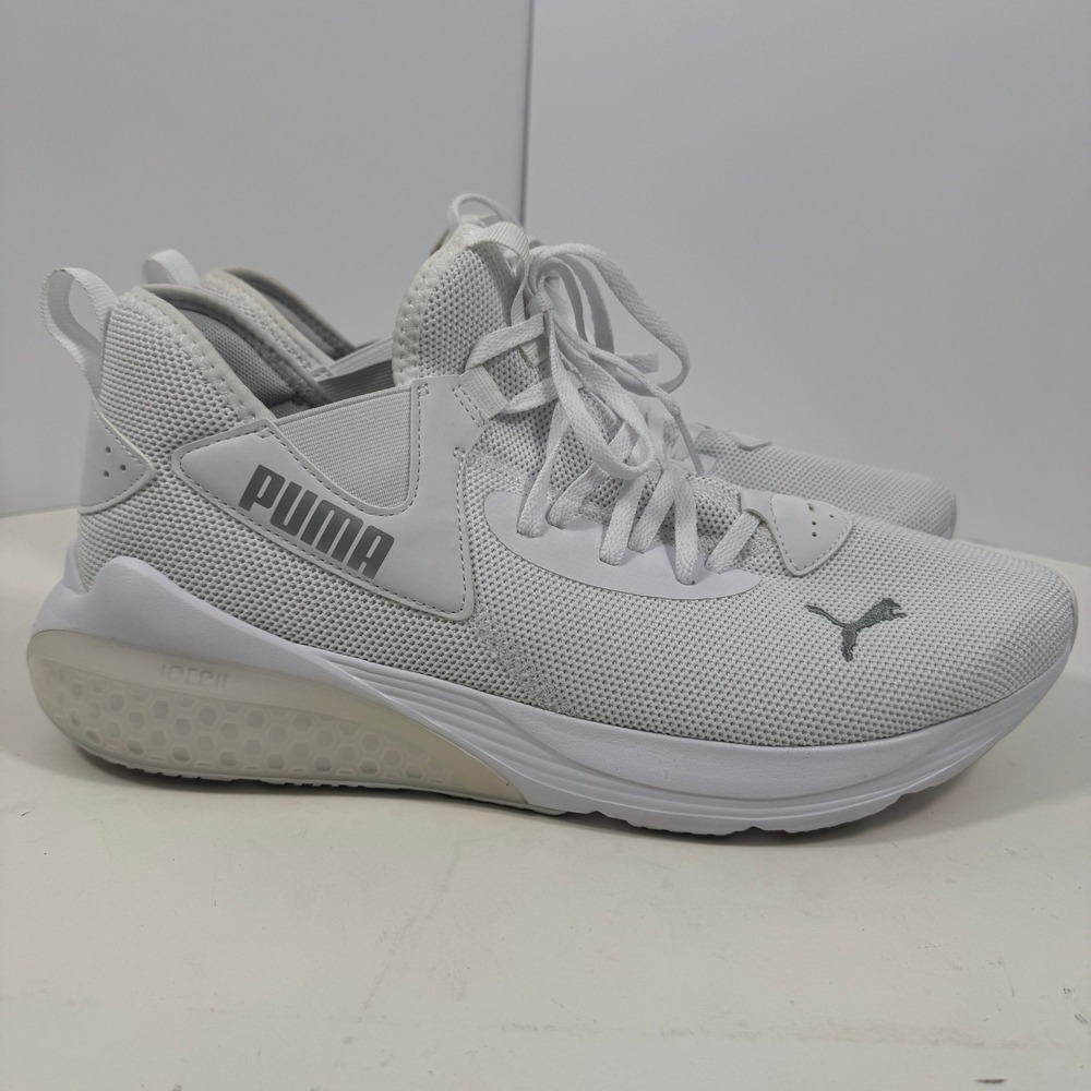 Puma SoftFoam Running Sneakers Men's Size 12‎ White Mesh Athletic Shoes - Picture 6 of 12